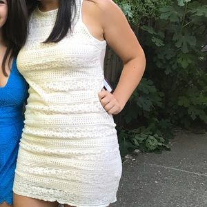Urban outfitters lace dress with mesh back